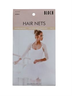 Bloch tynde hårnet til ballet - pakke med 3 stk